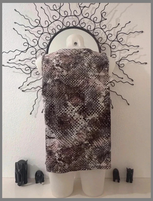 Snake & Reptile Print Tank Top Fluid – Ultra-Stretch Material – Size 42 (XL) – photo 4